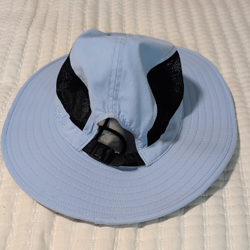 Magellan Sports Wear Light Blue Sun Hat with Black Mesh